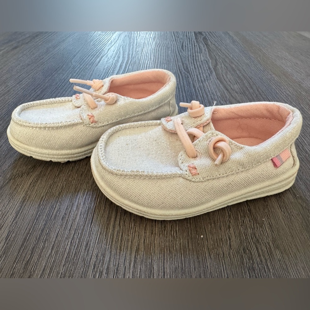 Toddler Slip-On Sneakers - Cat & Jack™ Silver Shimmer Size 5